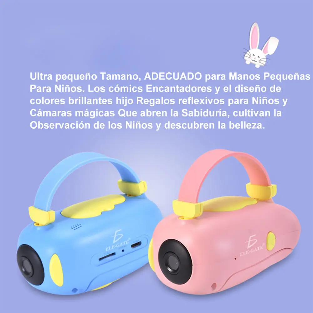dos cámaras infantil rosa y azul dos cámaras infantil rosa y azul