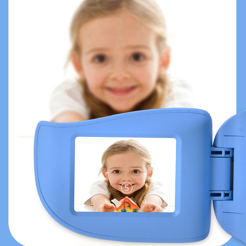 niña tomando selfie Cámara digital para niños con juegos
