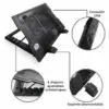 Base Enfriadora 2 Ventiladores Laptop Posiciones Xbox Ps3