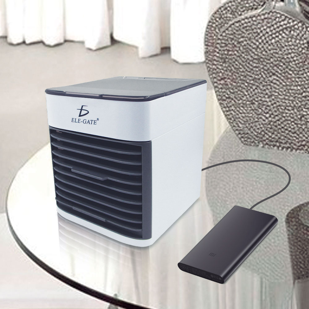 Aire acondicionado portátil – Divertido mini ventilador de aire  acondicionado de agua, bonito ventilador USB de escritorio con  humidificador ideal