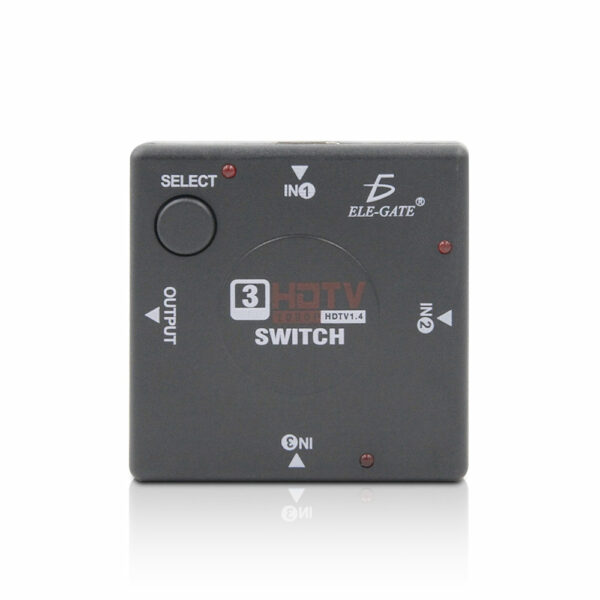 Switch Selector De 3 Puertos Hdtv Hdmi Full Hd 1080p
