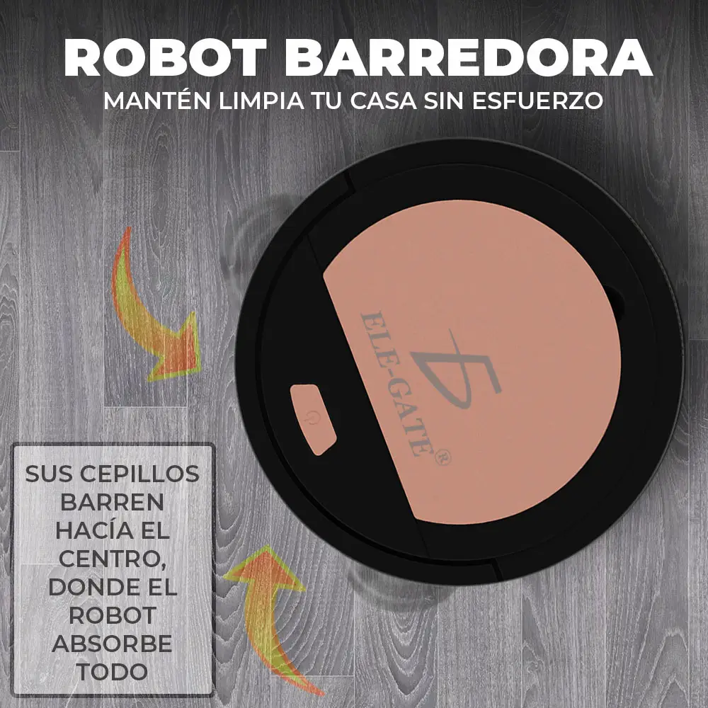 Robot De Barrido Inteligente Recargable Limpiadora Smart