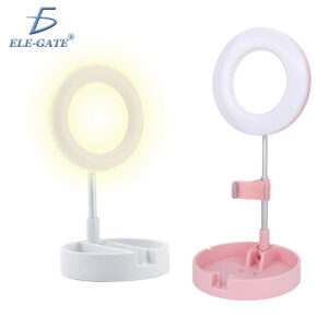 Aro De Luz Led Y3 Celular Foto Video Maquillaje Con Espejo