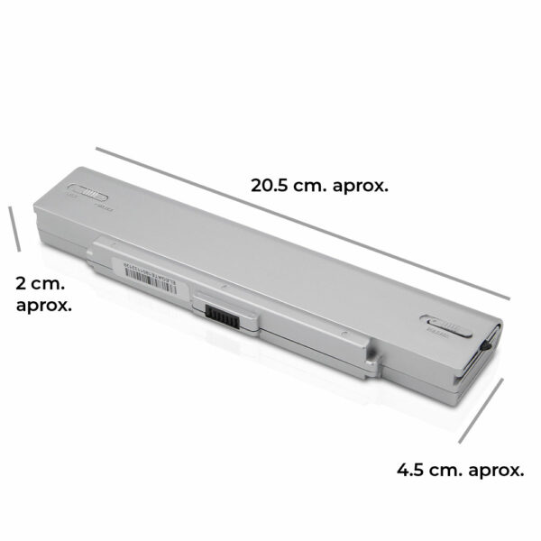 Bateria Laptop Compatible Para Vgp-bps9 Plata y Negra