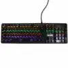 Teclado Usb Gaming Mecánico Metal Rgb Luz Alambrico Español Teclado Usb Gaming Mecánico Metal Rgb Luz Alambrico Español