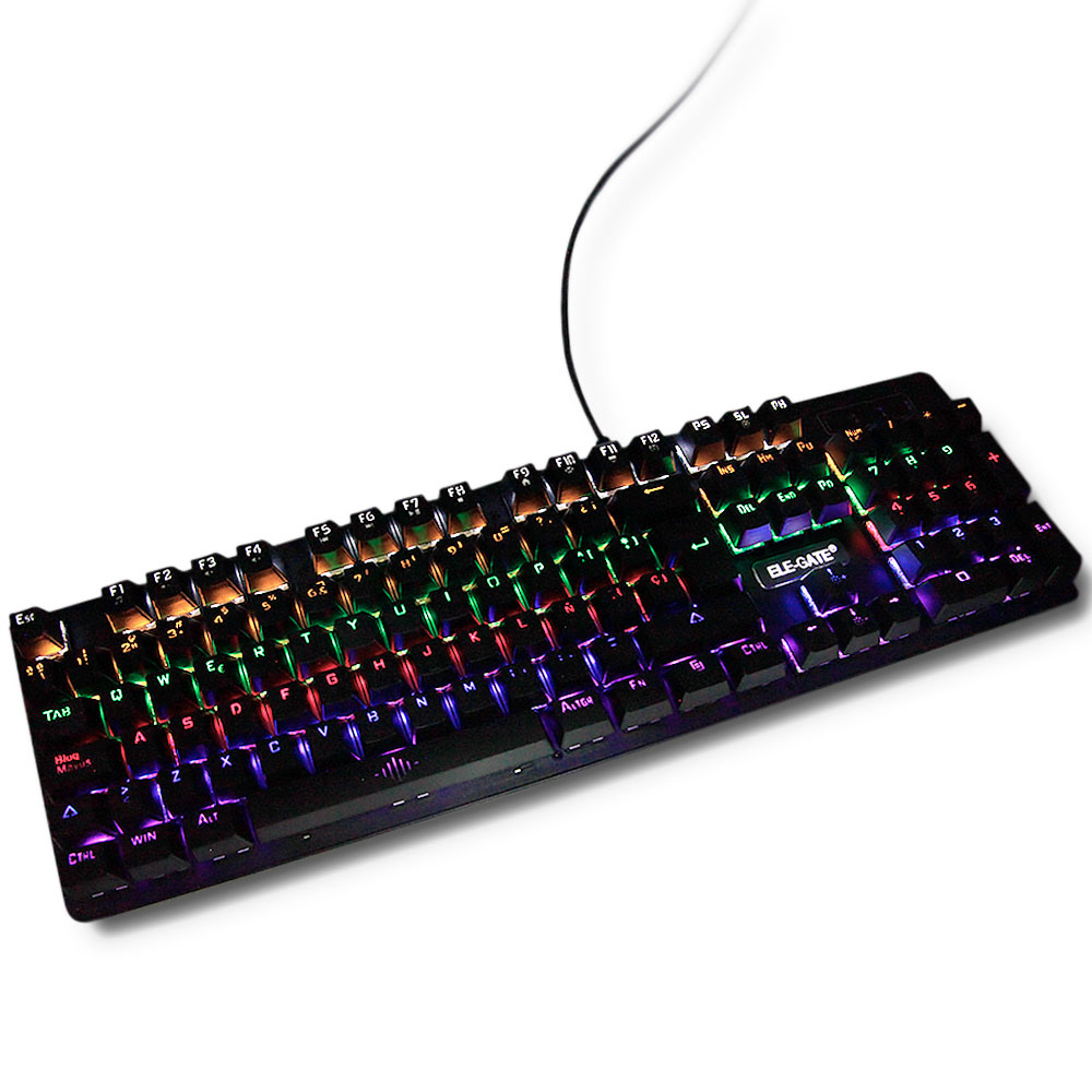 teclado iluminado gamer