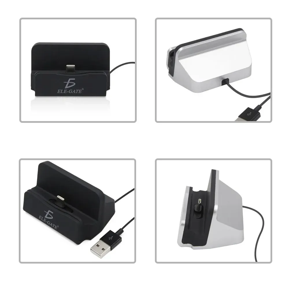 Cargador Rápido Base Soporte Alámbrico Celular Type C