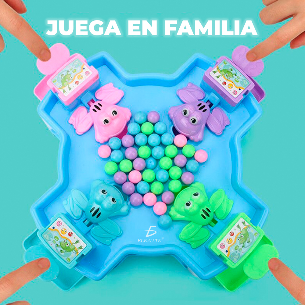 24 perlas para hambrientos rana comida judías juego de mesa familias juego juguetes 