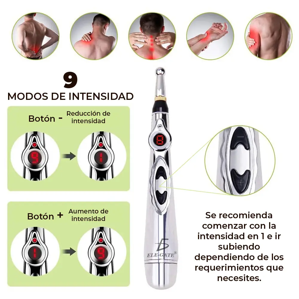 Pluma Electro Acupuntura Estimulación Fisioterapia