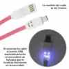 Cable 1m Mirco Usb V8 Para Celular Andorid Con Luz Cable 1m Mirco Usb V8 Para Celular Andorid Con Luz