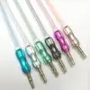 Cable Auxiliar 3.5mm Jack Audio 1.5M Metálico Con Micrófono