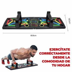 Barras Portátil Board Fitness Muscular De Lagartijas