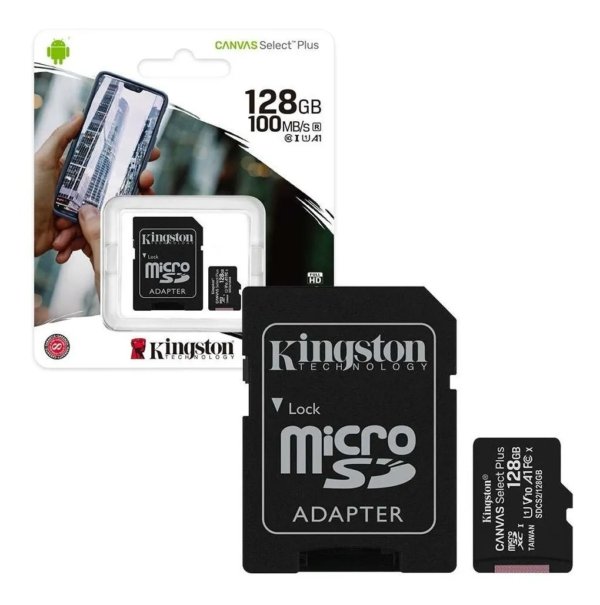 Trajeta de Memoria Kingston Micro SD 128GB Class 10