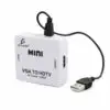 Mini Convertidor VGA a HDMI 1080P Con Audio Mini Convertidor VGA a HDMI 1080P Con Audio
