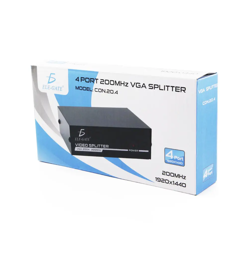 Splitter Vga 1×4 Para Monitor HD 1920X1080