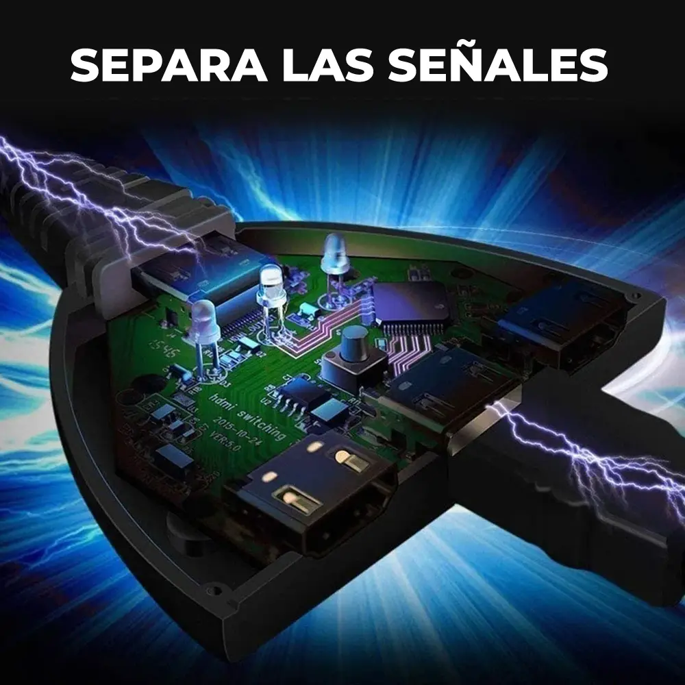 Hdmi Switcher 4k 3 Entradas 1 Salida Selector Connector