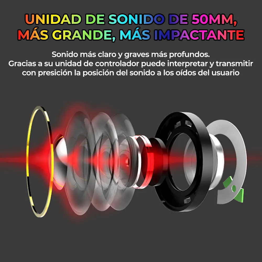 Diadema Audifonos Gamer Rgb Led Colores Ps4 Xbox Pc Laptop