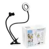 Aro con 3 tonos de luz cálida, neutra y cálida
Diseño super ligero, ajustable, ideal para diversas actividades. ¡Captura las mejores selfis en cualquier posición con
el porta celular y aro de luz que puede girar 360°!
¡Llévalo a todos lados!
¡Por su tamaño portátil te permite transportarlo fácilmente a donde quiera que vayas!
De gran utilidad si deseas luz extra para tomar fotos, hacer videos, leer libros y transmitir en vivo. Controla
manualmente el manejo y selección de la intensidad de la luz.
Los soportes cuentan con una flexibilidad para acomodarlo de la manera que más te guste. El soporte de celular se
abre de 5 hasta 8.5 cm, su pinza sujetadora permite un espesor de 7 cm máximo de grosor.
Características
Flexibilidad en soportes
3 tonos de luz cálida, neutra y cálida.
Pinza sujetadora, espesor de 7 cm máximo
El soporte se abre de 5 hasta 8.5 cm
Control de luz, brillo, apagado y encendido
Especificaciones
*Alimentación: 100-240V
*Tecnología: LED
*Potencia: 12W
*Longitud: Soporte celular 38cm,
*Aro 63 cm, ancho de aro 9cm.
INCLUYE
1 Aro de Luz
1Soporte de Pinza
1Soporte para Celular Aro con 3 tonos de luz cálida, neutra y cálida Diseño super ligero, ajustable, ideal para diversas actividades. ¡Captura las mejores selfis en cualquier posición con el porta celular y aro de luz que puede girar 360°! ¡Llévalo a todos lados! ¡Por su tamaño portátil te permite transportarlo fácilmente a donde quiera que vayas! De gran utilidad si deseas luz extra para tomar fotos, hacer videos, leer libros y transmitir en vivo. Controla manualmente el manejo y selección de la intensidad de la luz. Los soportes cuentan con una flexibilidad para acomodarlo de la manera que más te guste. El soporte de celular se abre de 5 hasta 8.5 cm, su pinza sujetadora permite un espesor de 7 cm máximo de grosor. Características Flexibilidad en soportes 3 tonos de luz cálida, neutra y cálida. Pinza sujetadora, espesor de 7 cm máximo El soporte se abre de 5 hasta 8.5 cm Control de luz, brillo, apagado y encendido Especificaciones *Alimentación: 100-240V *Tecnología: LED *Potencia: 12W *Longitud: Soporte celular 38cm, *Aro 63 cm, ancho de aro 9cm. INCLUYE 1 Aro de Luz 1Soporte de Pinza 1Soporte para Celular
