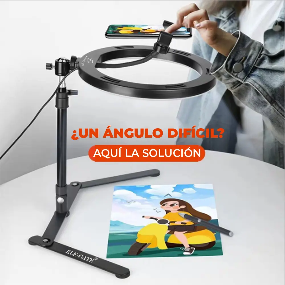 Lampara Aro Luz Led Foto Video Maquillaje Incluye Tripié