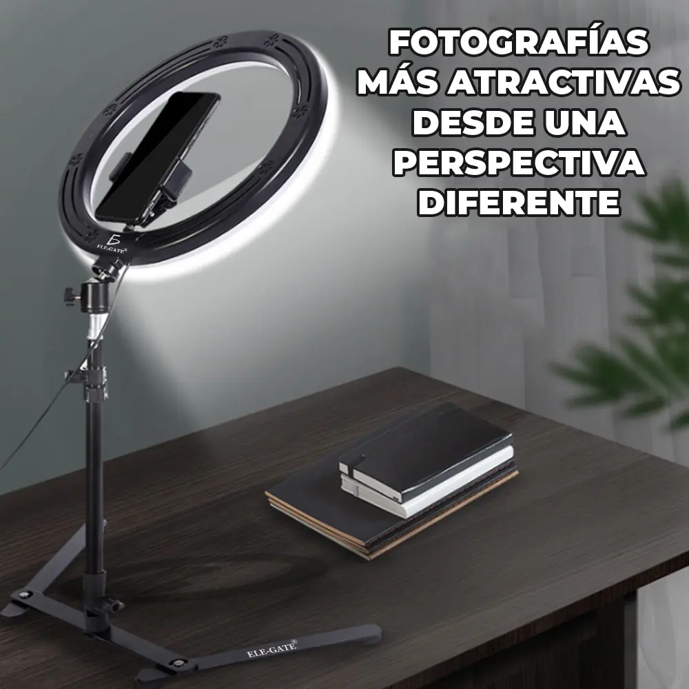Lampara Aro Luz Led Foto Video Maquillaje Incluye Tripié