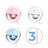 Aro Luz Led Selfie Para Celular De Clip Recargable Aro Luz Led Selfie Para Celular De Clip Recargable