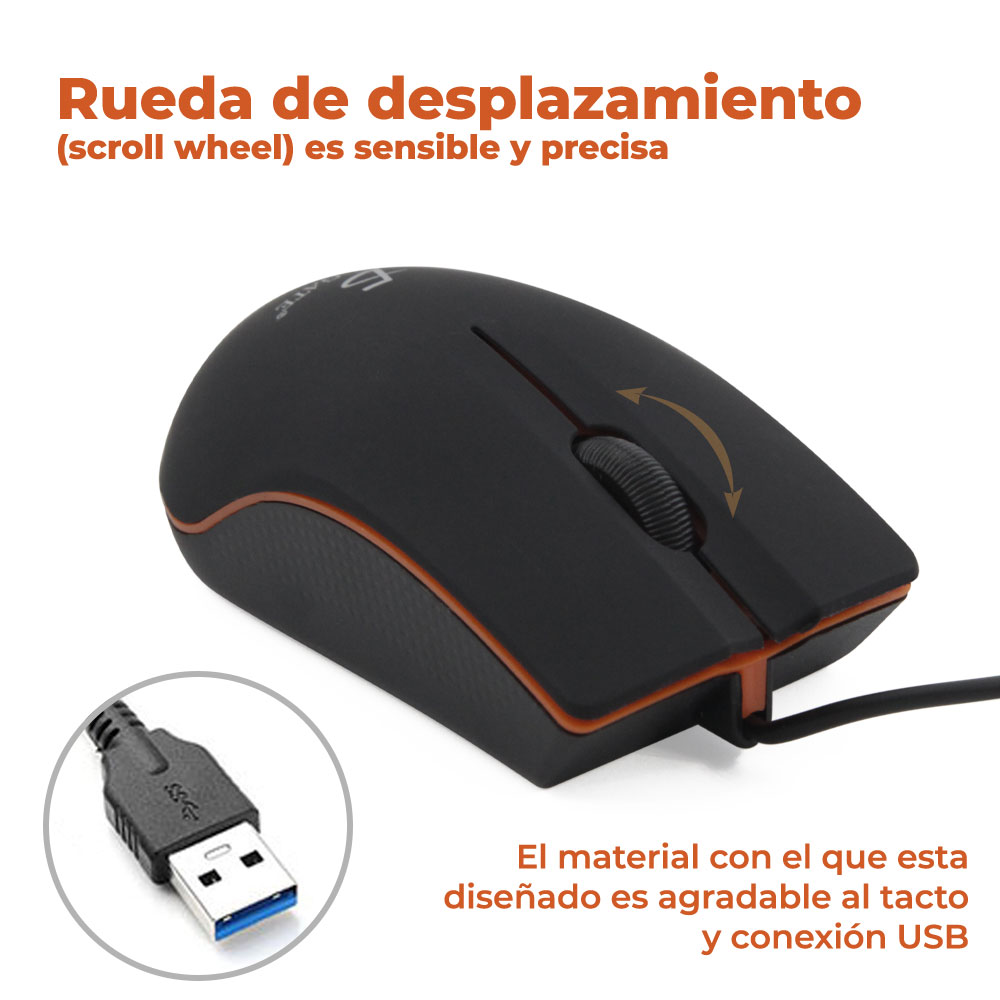 Mouse Usb para Computador Pc Laptop