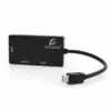 Adaptador 3 En 1 Mini Dp Displayport A Hdmi Vga Dvi De Mac