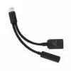 Adaptador iPhone Lightning 3.5mm Auxiliar Audífonos Y Carga Adaptador iPhone Lightning 3.5mm Auxiliar Audífonos Y Carga