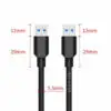 Cable Usb 3.0 Macho A Macho para DiscoDuro 4M
