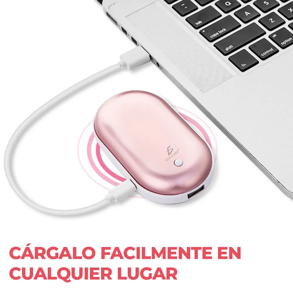 Calentador De Manos Con PowerBank Pila Recagable