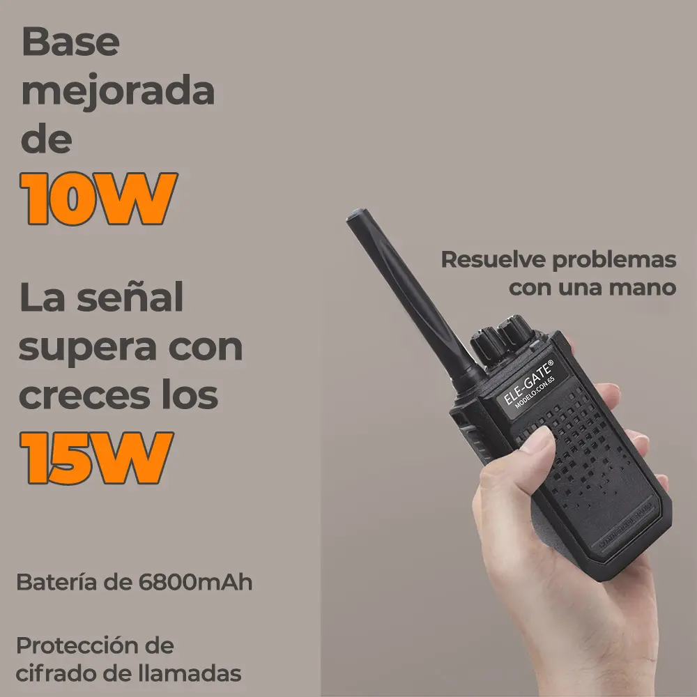 Radios FM Walkie Talkie Con Audifonos 5-7km