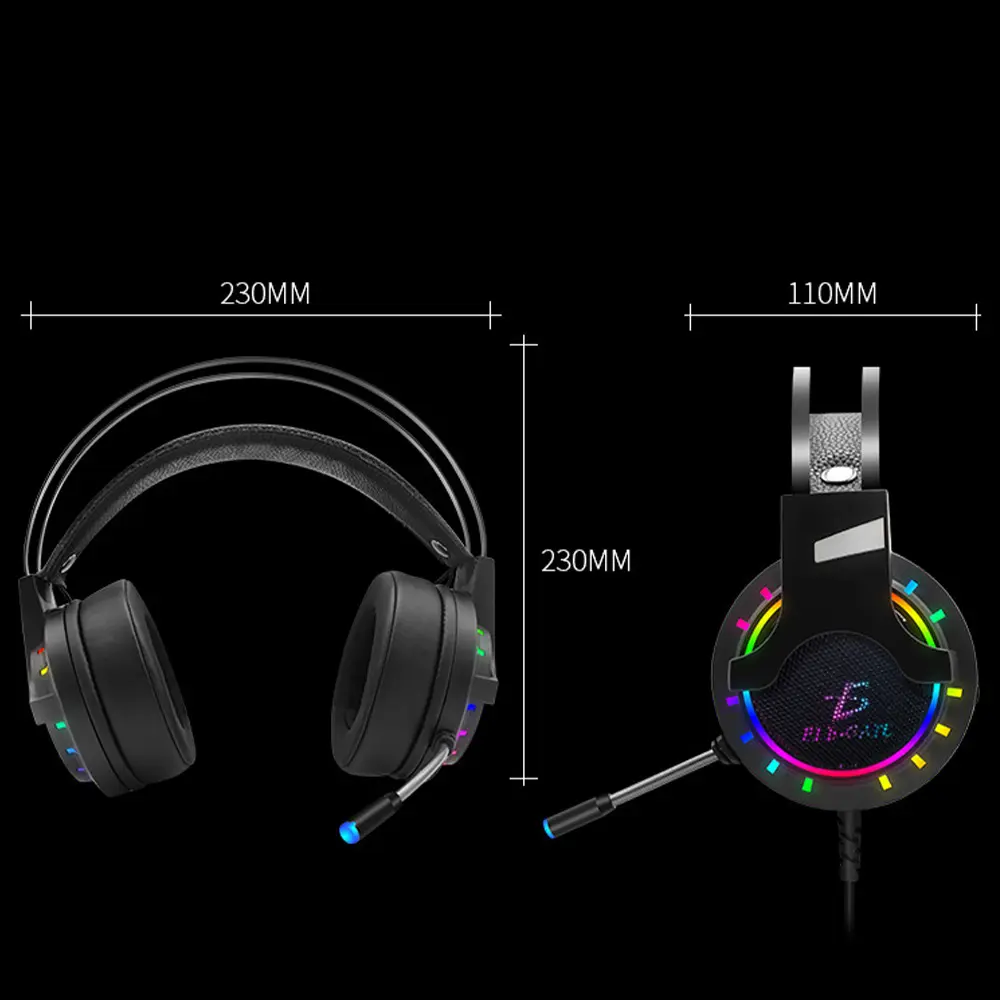 Diadema Rgb Led Colores Audifonos Gamer Ps4 Xbox Pc