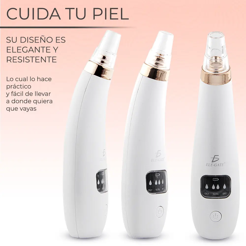 Limpiador De Poros Extractor De Espinillas Por Succión 6 Cabezas