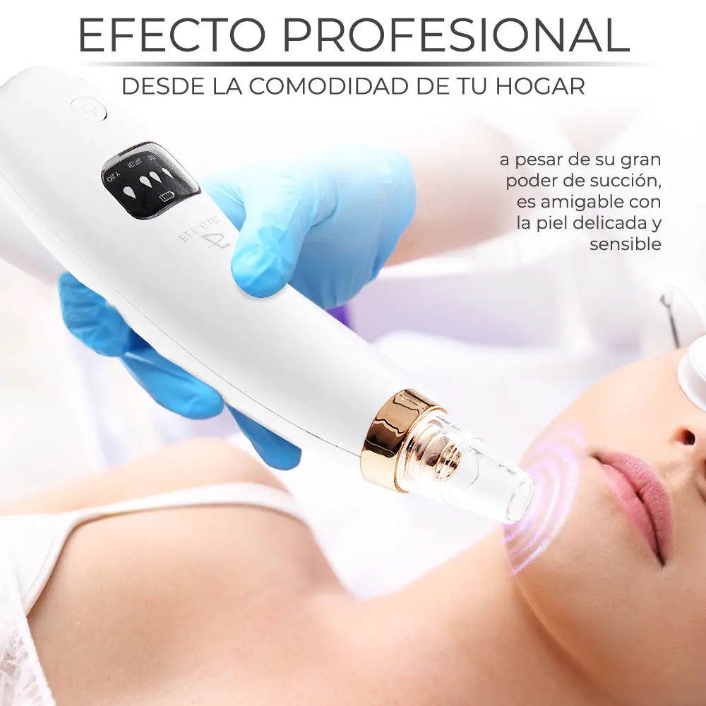 Limpiador De Poros Extractor De Espinillas Por Succión 6 Cabezas
