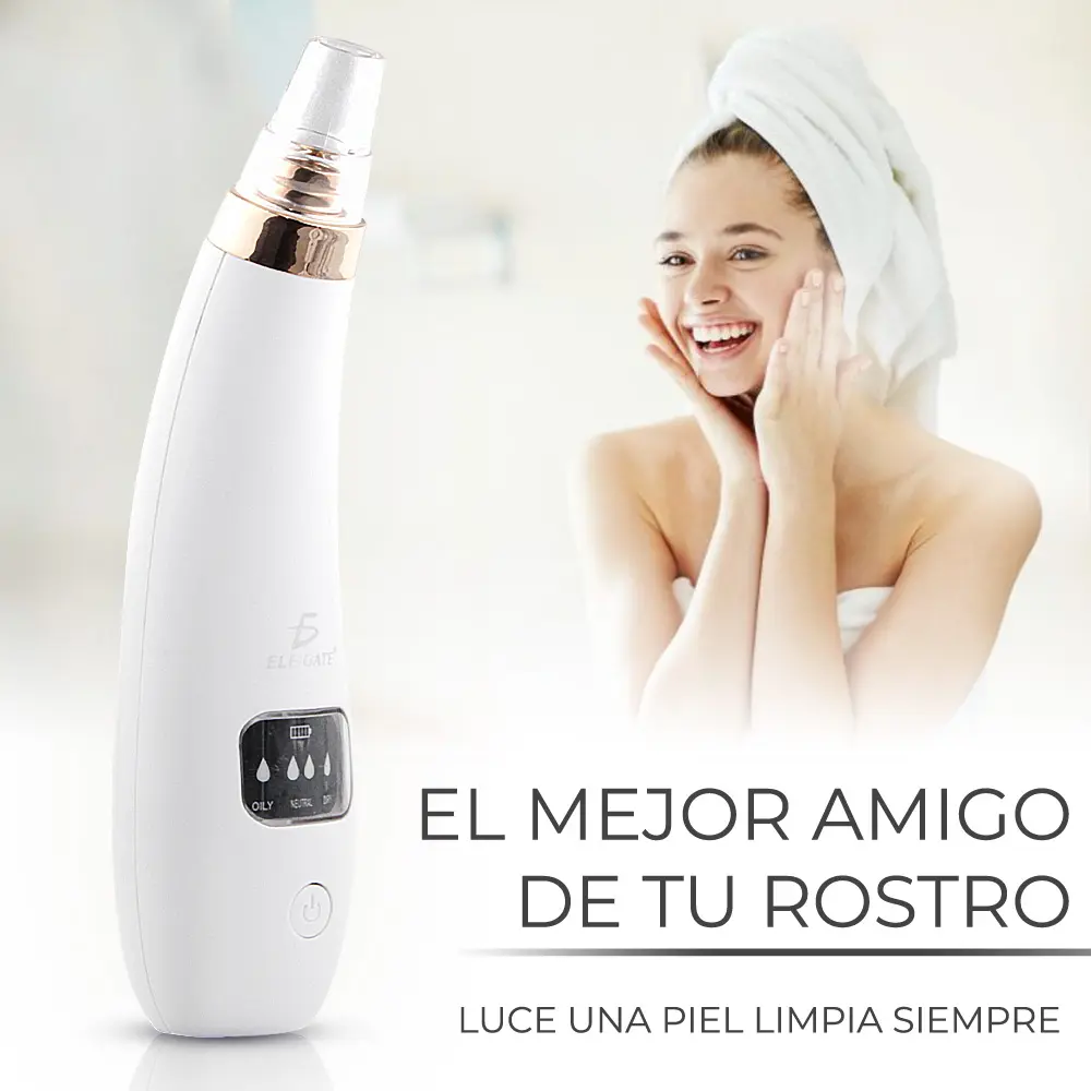 Limpiador De Poros Extractor De Espinillas Por Succión 6 Cabezas
