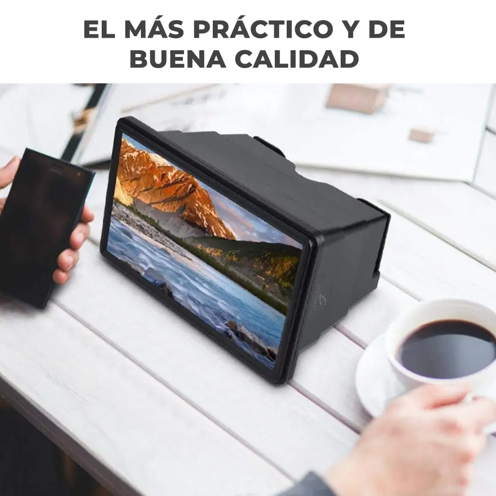 Lupa Amplificadora De Pantalla Para Teléfono Con 10 Pulgadas