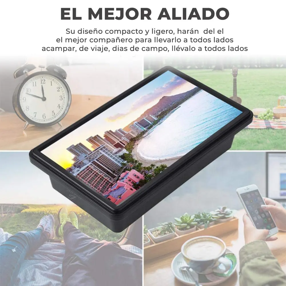 Lupa Amplificadora De Pantalla Para Teléfono Con 10 Pulgadas