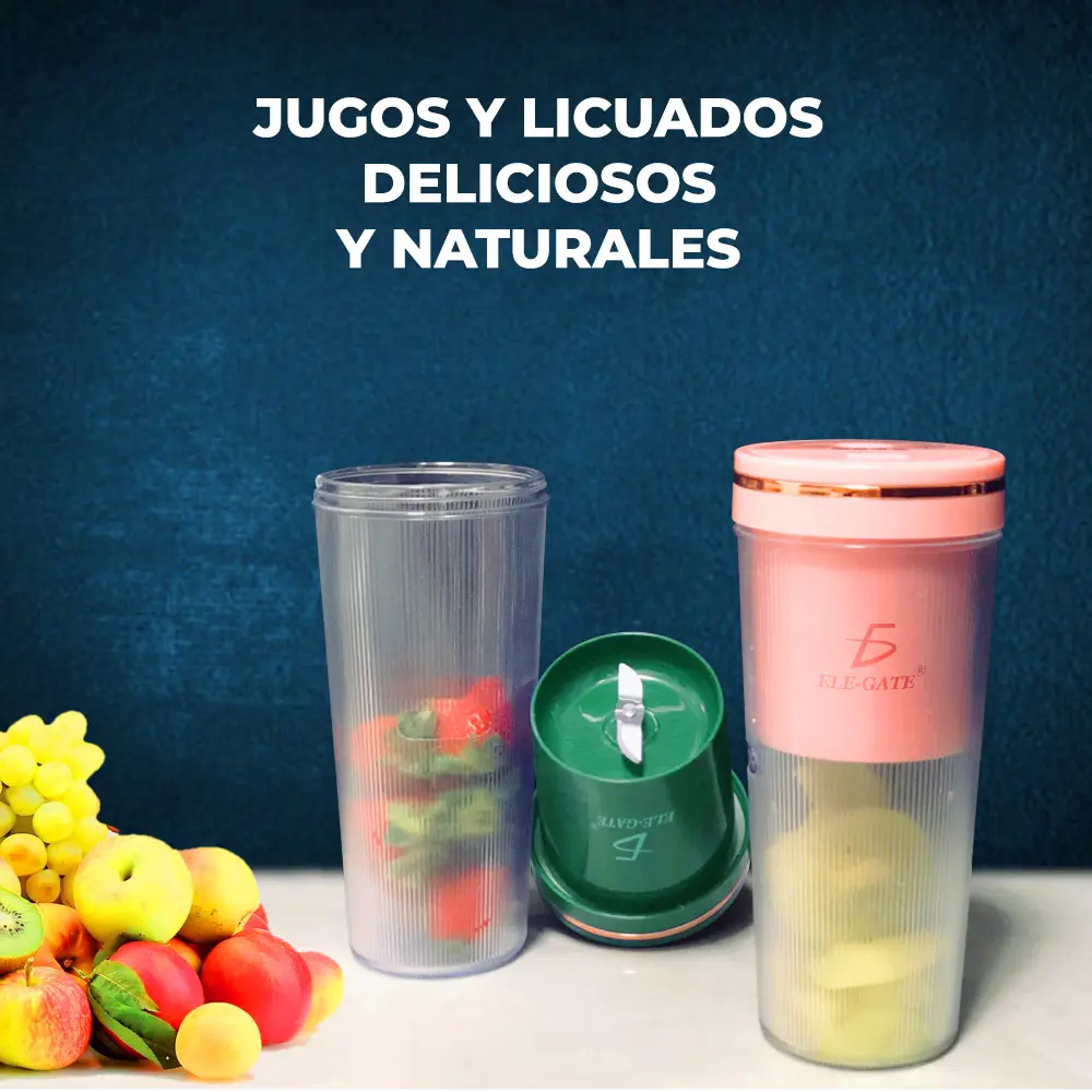 interior del vaso con frutas en un costado 