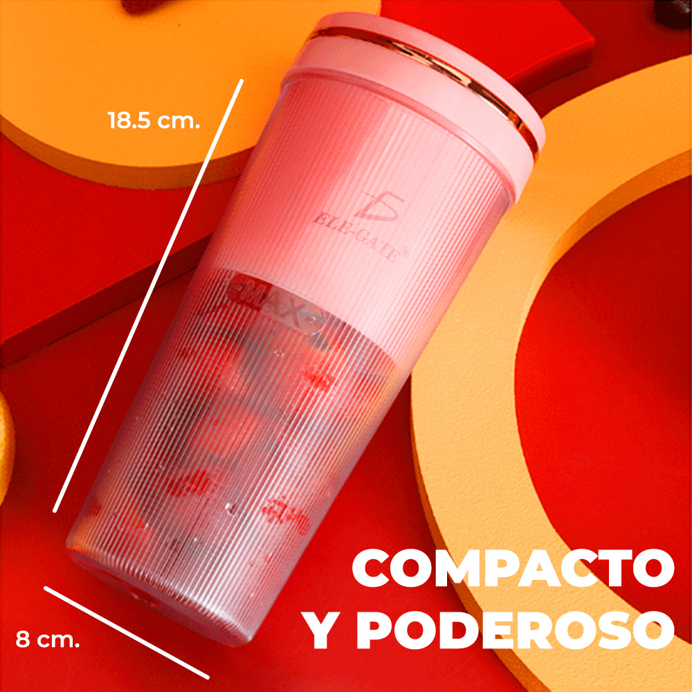 Vaso Licuadora 300ml Procesadora Portatil Usb Recargable