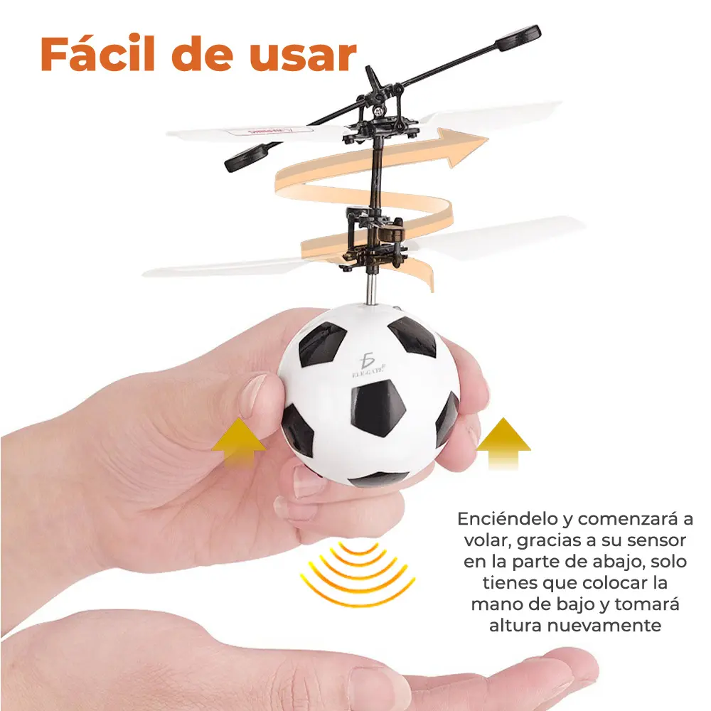 Juguete Dron Football Control Sensor Recargable