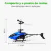 Juguete Dron Helicóptero Control Sensor Recargable