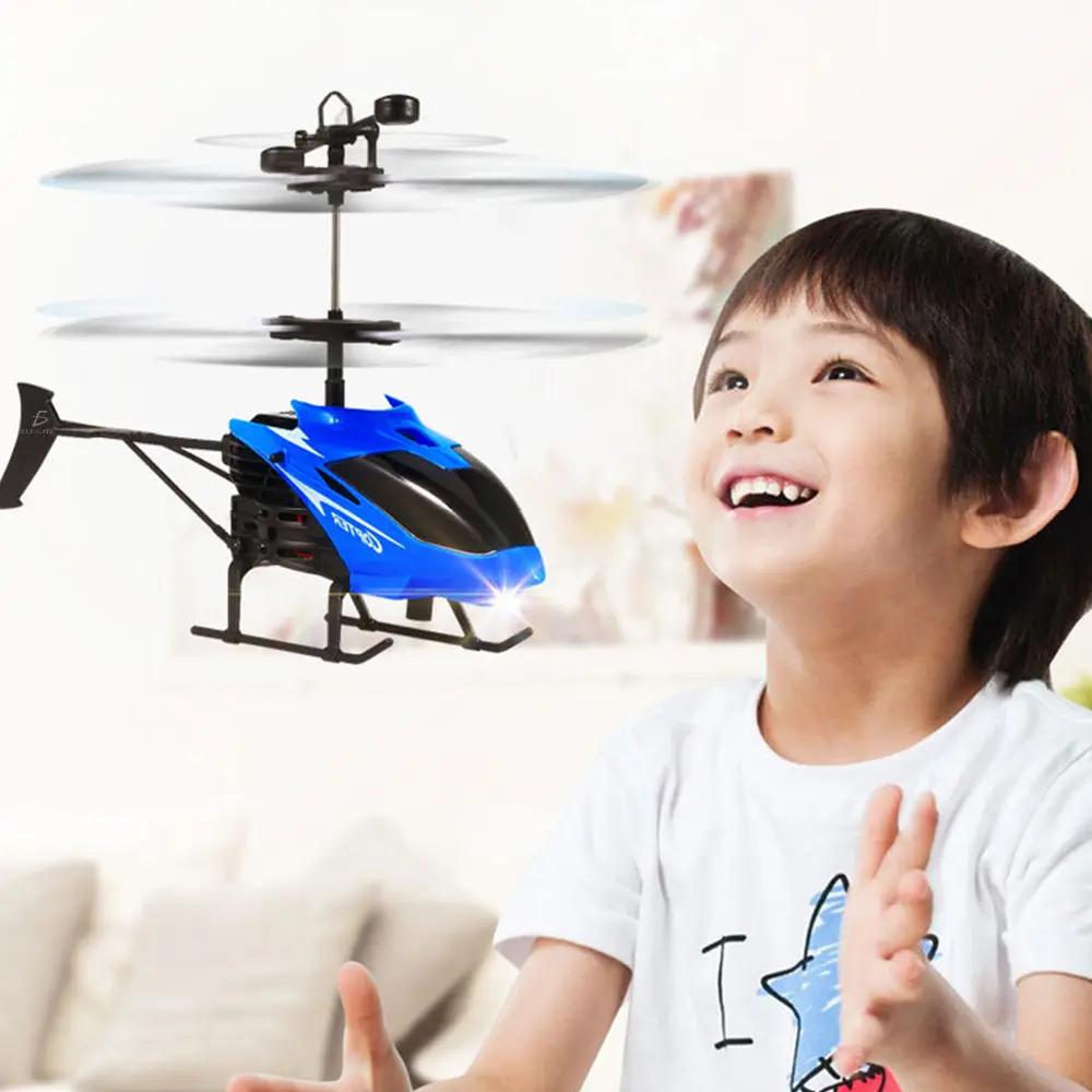 Juguete Dron Helicóptero Control Sensor Recargable