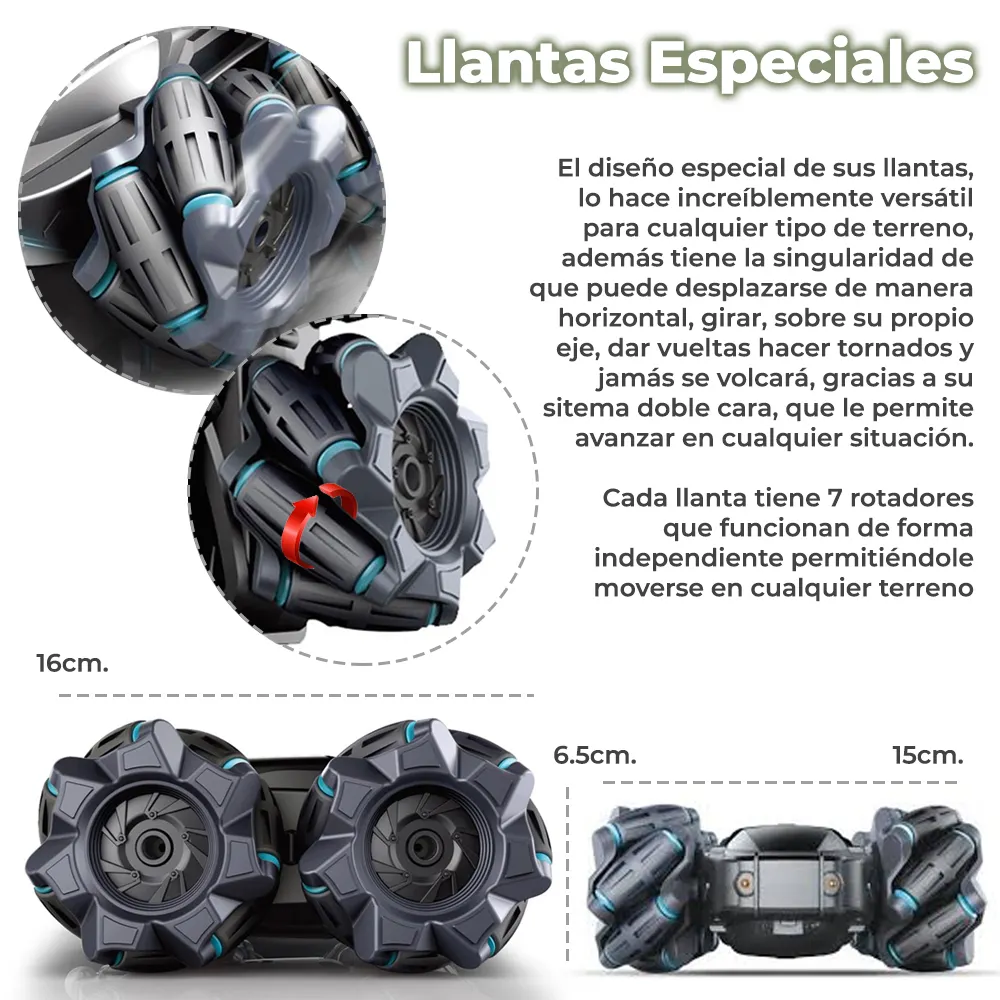 Carro Control Remoto Control De Gestos Sensor De Gravedad