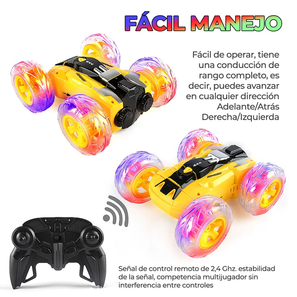 Carro Todo Terreno Control Remoto Recargable Inalámbrico