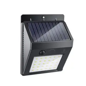 Lámpara Solar LED Exterior con Sensor de Luz para Jardín