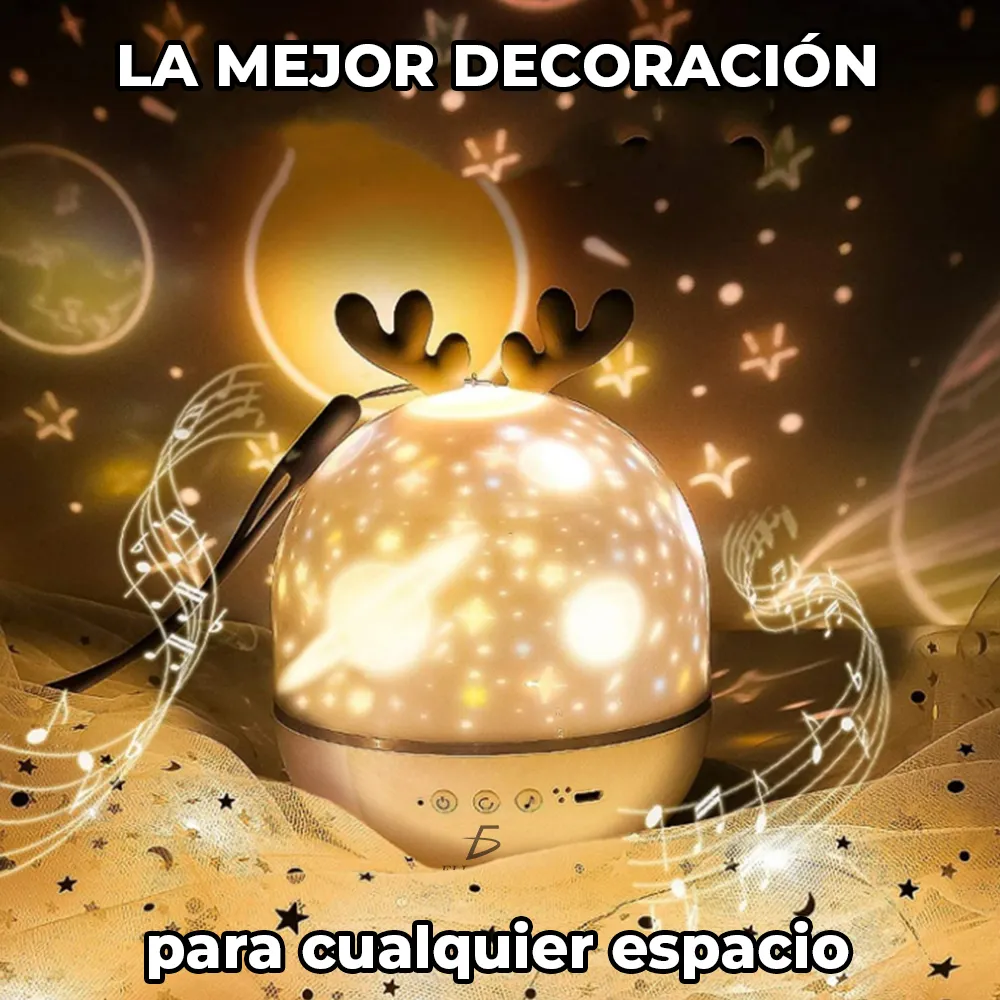Lámpara Proyector De Estrellas Para Niños Led Luces