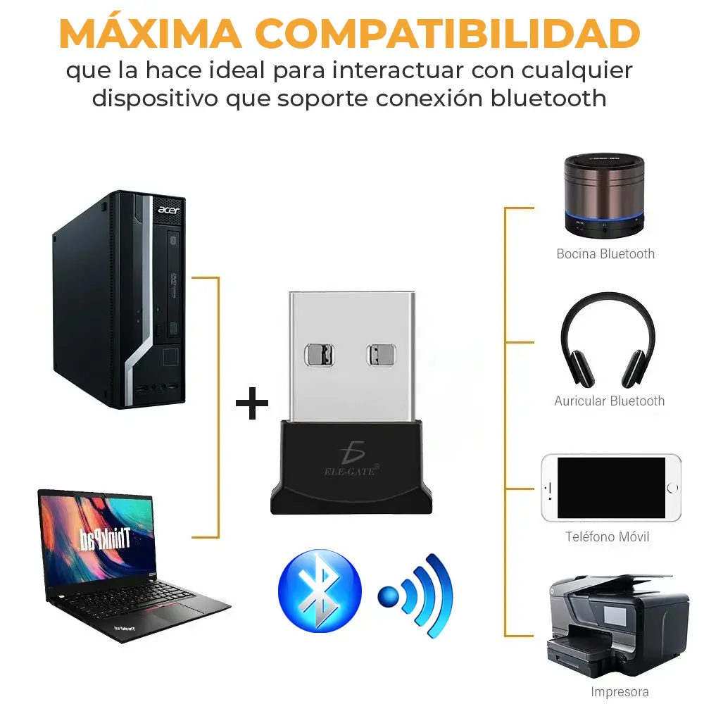 Adaptador Bluetooth 2.0 Nano Usb Para Windows7