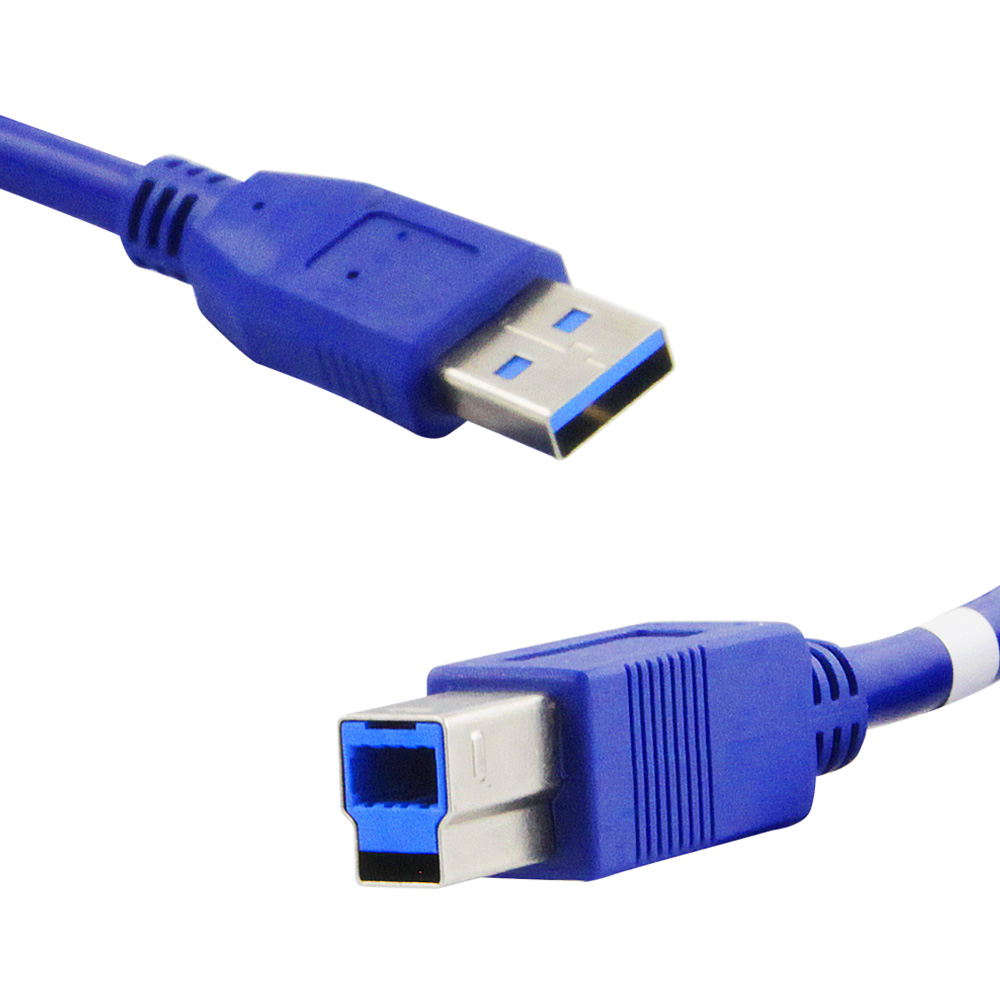 Cable USB A/B para impresora 3 metros Argom, Material de Cobre