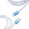 Cable Portátil Lightning Fluorescencia Usb 2.1A