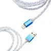 Cable Portátil Lightning Fluorescencia Usb 2.1A Cable Portátil Lightning Fluorescencia Usb 2.1A
